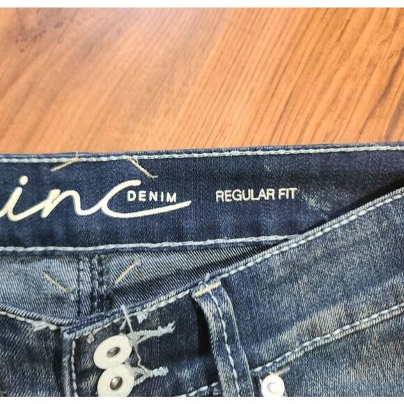 Inc. Denim Cropped Capri Denim Embellished Jean Cropped Jeans - Picture 4 of 6